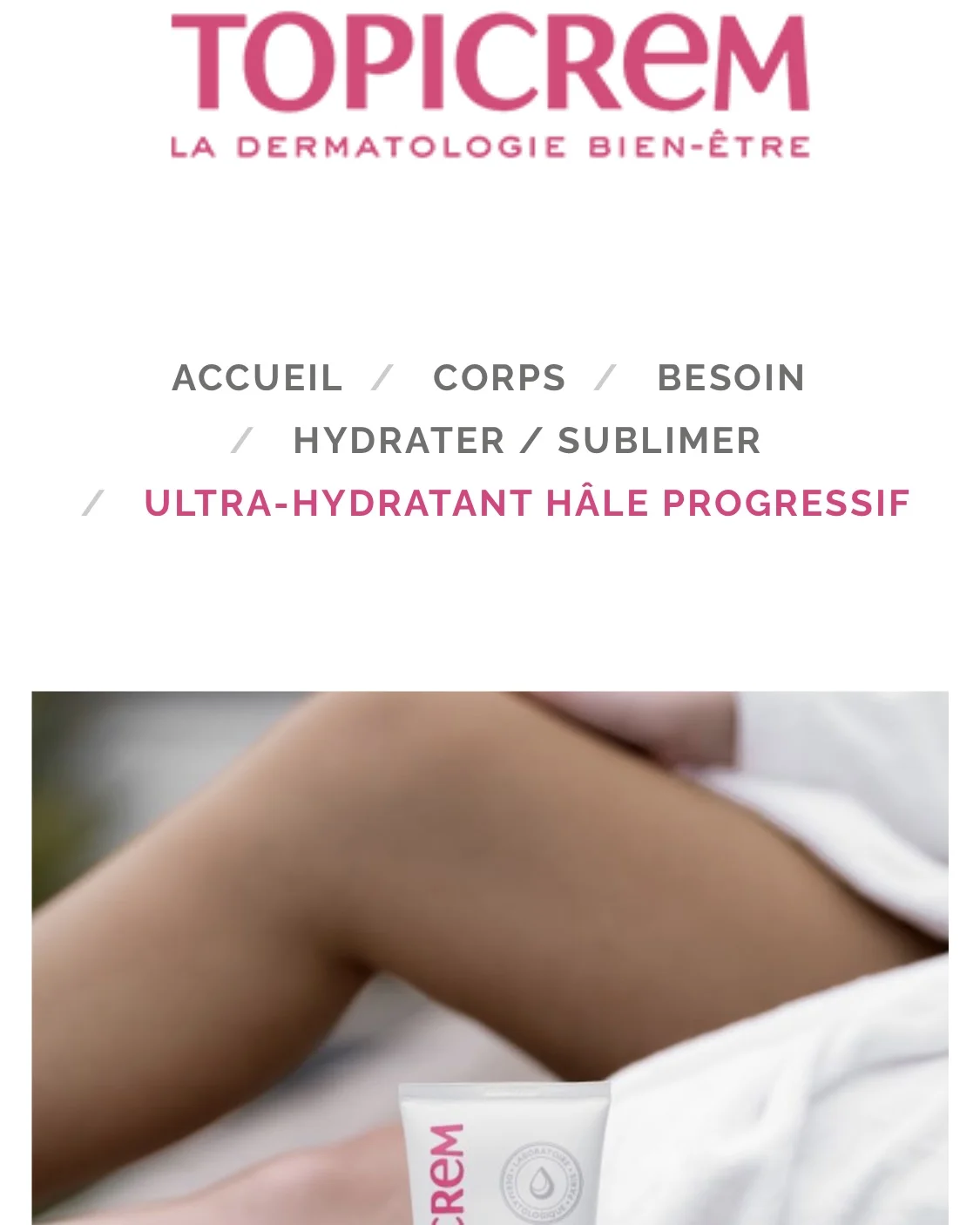 Photographie marque Paris — Topicrem dermatologie beauté